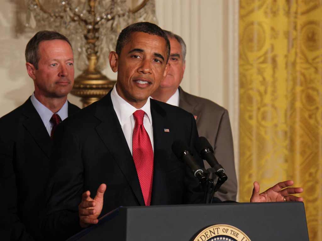 This is one of those things you're never quite conscious about, but President Obama is almost always seen in a red tie. 